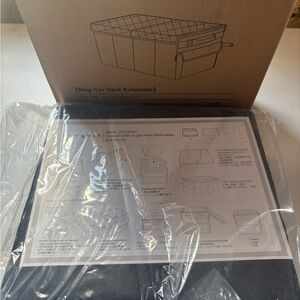 PETSFIT Dog Car Seat Extender - Black